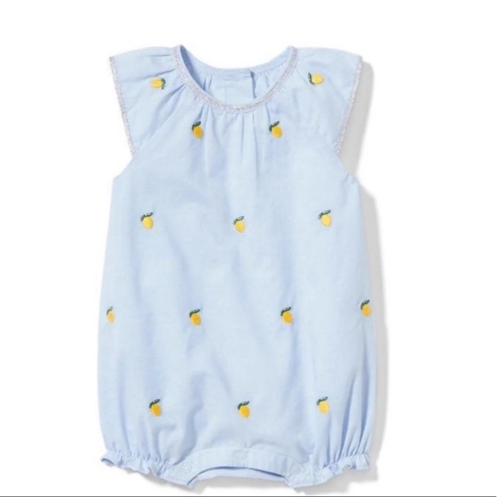 Janie and Jack Lemon Romper